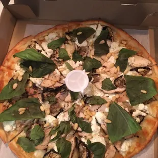 a pizza in a box