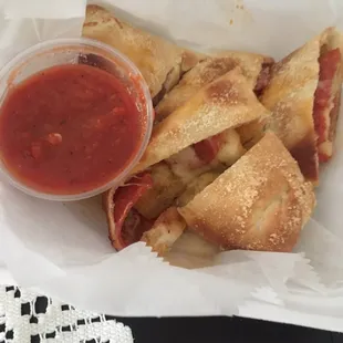 Pepperoni bites