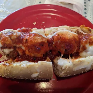 Meatball sandwich