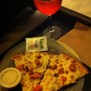 Buffalo chicken with ranch &amp; red onions