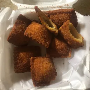 a box of fried food