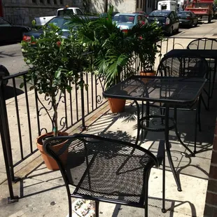 Outdoor seating