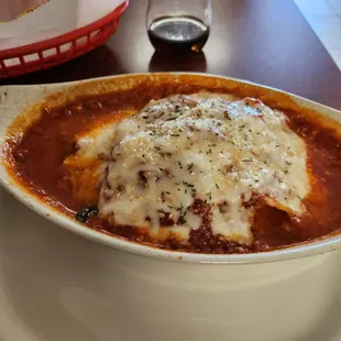 pasta dish, pasta, food