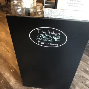 the front of the restaurant