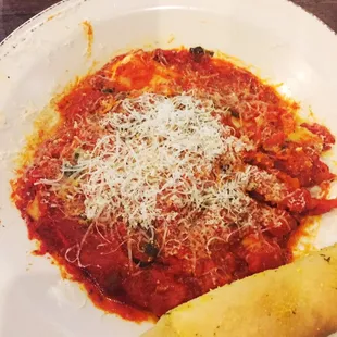 Manicotti was wonderful!