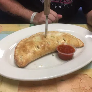A "small" calzone!!!!