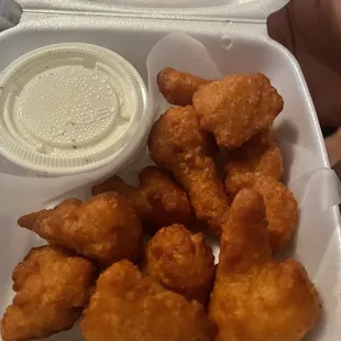 Battered Fried Cauliflower