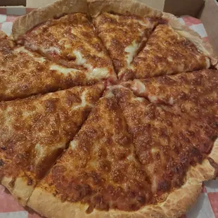Extra cheese pizza