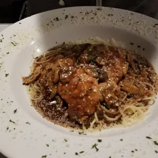Chicken Marsala is really good!