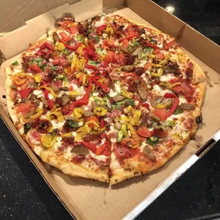 Fantastic! Loaded with toppings and great crust