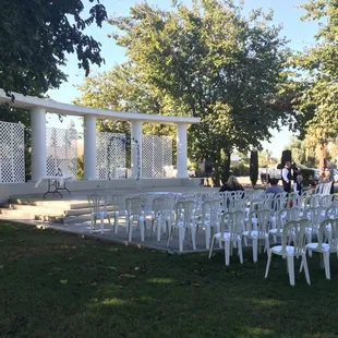 Ceremony outside