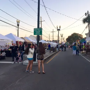 View down the street!