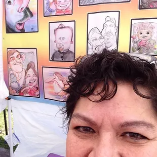 Getting characture done!!!