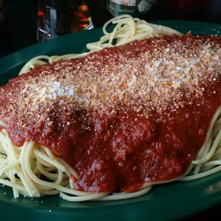This is my spaghetti and it was $5