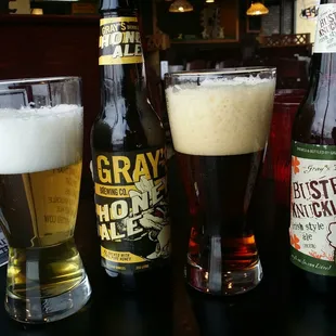 Gray&apos;s is a local beer...