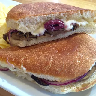 Roasted Eggplant Panini