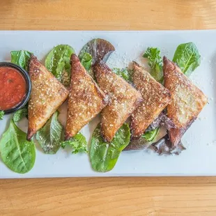 Spinach Feta Triangles