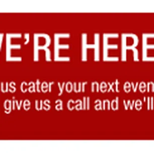 Yay, they also cater!!