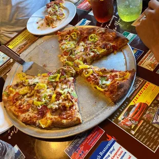 Delicious pizza! Thanks Abby