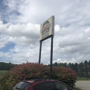 outside
