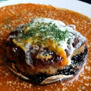 Portobella melt appetizer