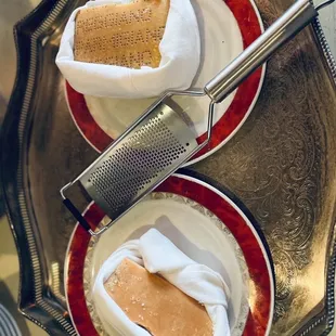 Real parmesan cheese from Italy!! Yum!!