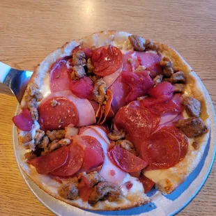 Small Deep Dish Meat Lover's Pizza