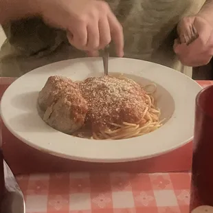 Spaghetti and Spaghetti with Meatballs