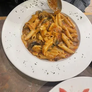Chicken Arabiata pasta