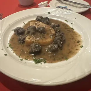 Escargot in a butter sauce