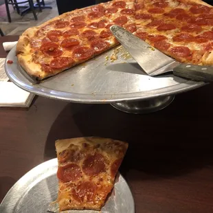 Large pepperoni with their homemade ranch!