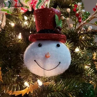 One of the decorations on the tree