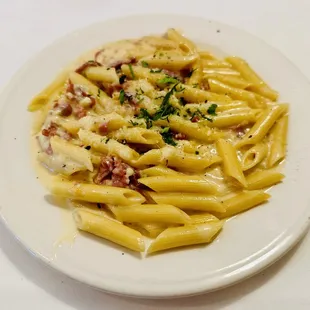 a plate of pasta