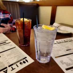 Water, ice tea, and menus delivered almost at the instant we sat down.