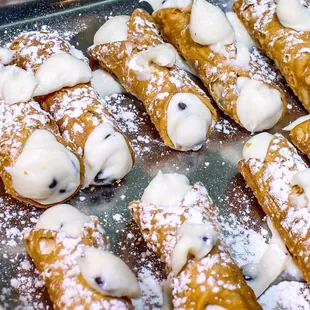Freshly made Cannoli's