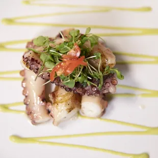 Grilled octopus