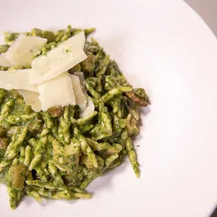 Trofie pesto, polpo e patate