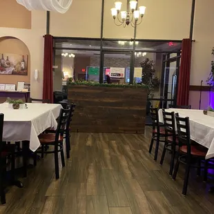 The entrance of the restaurant, just inside Molly's Tavern.