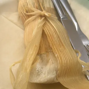 Open tamale