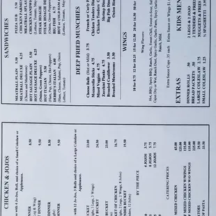 Menu 2.