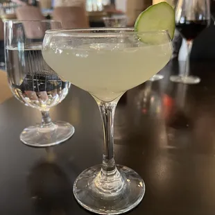 Some sort of gin cocktail