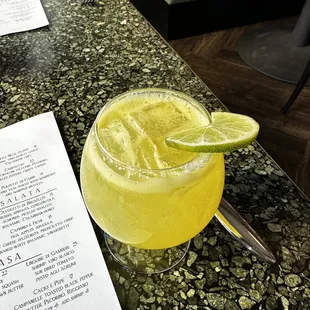 Margarita....excellent choice.