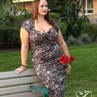 We cater to all sizes, from 0 to 18 in store and up to a 24 in certain dresses in our warehouse.