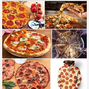 pizza, food
