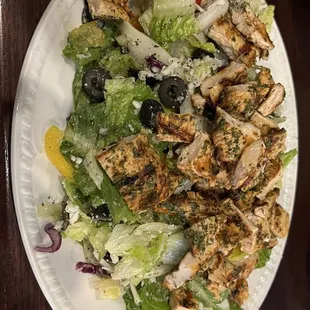 Nicks Salad with grilled chicken
