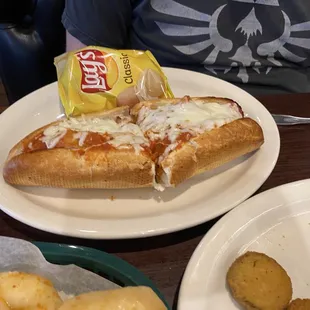 Chicken Parmigiana sub