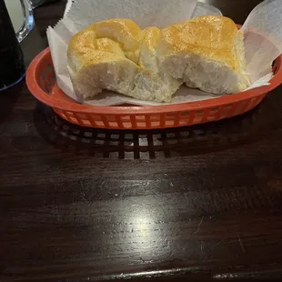 Rolls that the waiter gave us