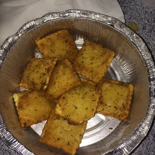 Fried Cheese Ravioli