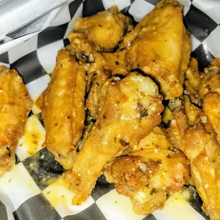 Garlic Parmesan wings
