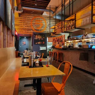 the interior of a restaurant